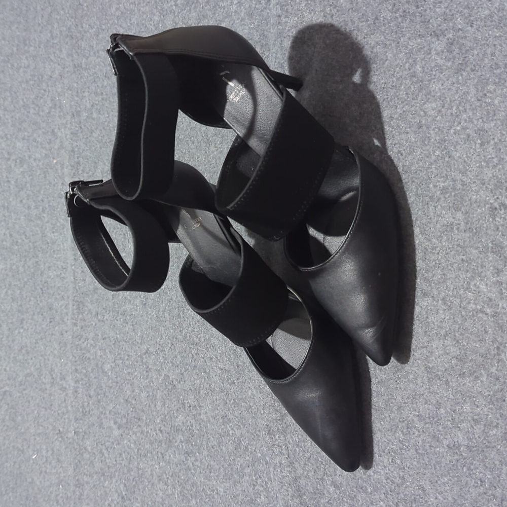 Vera Wang heels with ankle strap
